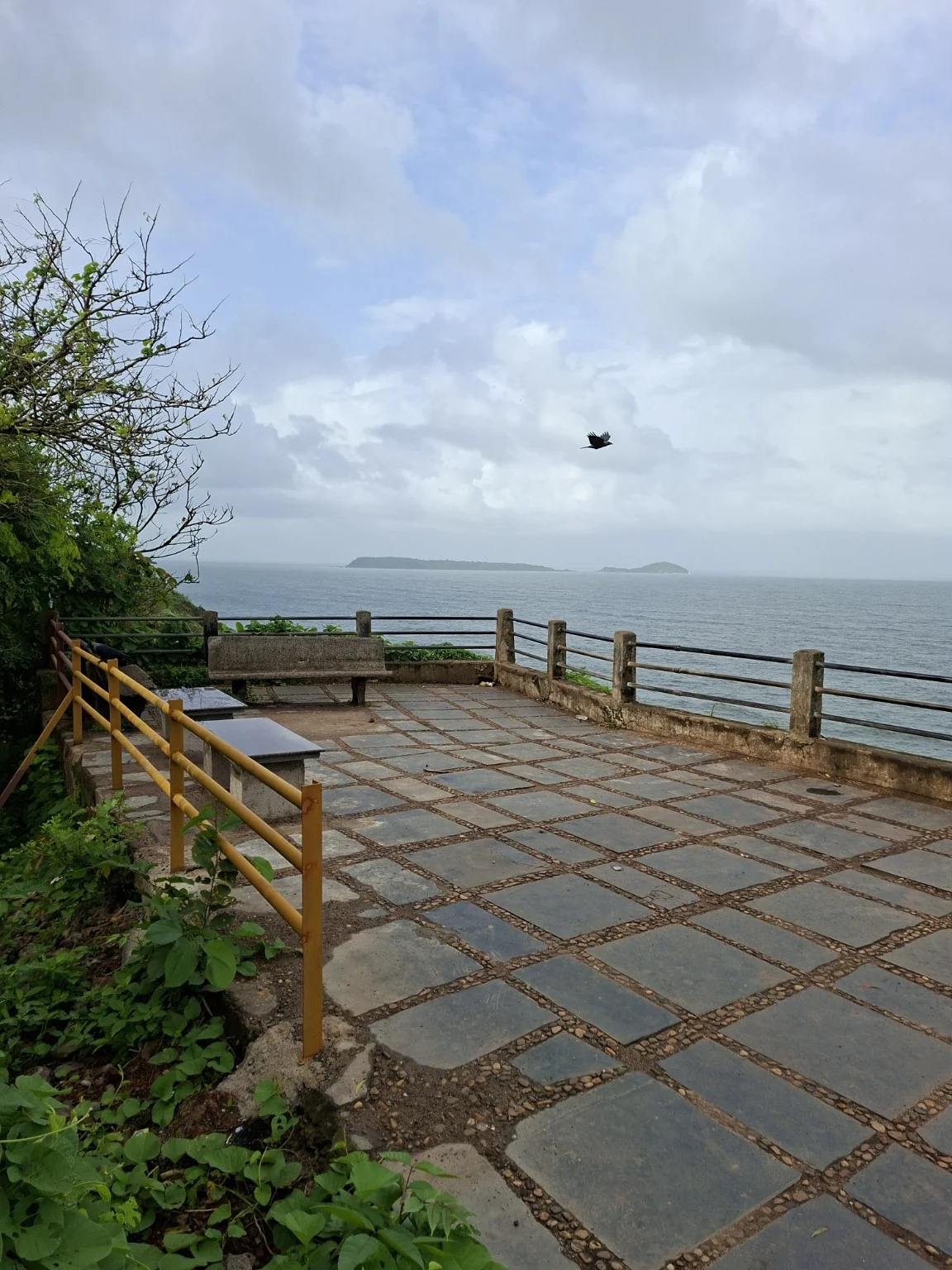 Sea-view lookout from Japanese Garden